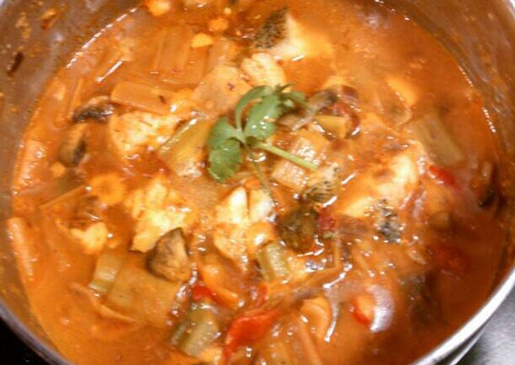 The Simple and Healthy Indian style fish curry #anti inflammation# 黑线鳕咖喱