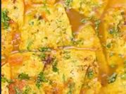 A picture of egg omelette curry