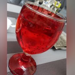 Red Drink with Chia seeds A picture of Red Drink with Chia seeds.