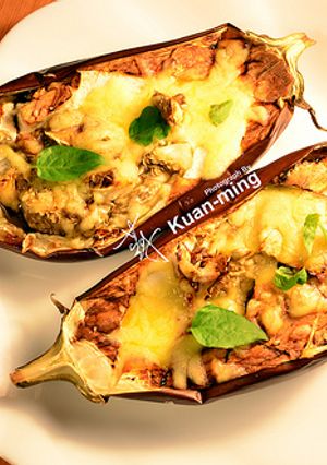【差不多食譜】小烤箱烤茄子 Oven-roasted Aubergine 的食譜成品照片