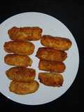 Potato, Cheese, and Frankfurter Croquettes