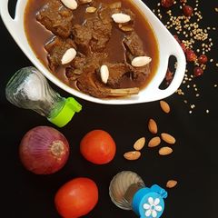 A picture of Mutton badami qorma.
