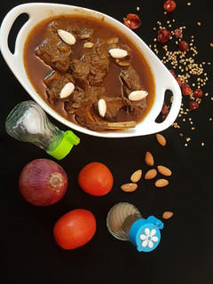 A picture of Mutton badami qorma.