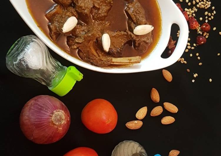 How to Prepare Homemade Mutton badami qorma