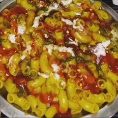 A picture of Masala macroni.
