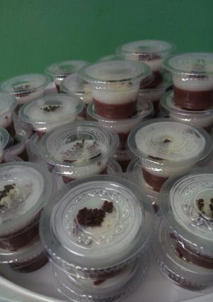 Foto resep Puding coklat vla