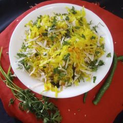 A picture of Cabbage thoran.