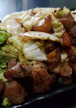 A picture of Stir Fried Pechay (Napa Cabbage).