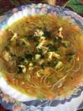 Sopita de pollo y fideos!