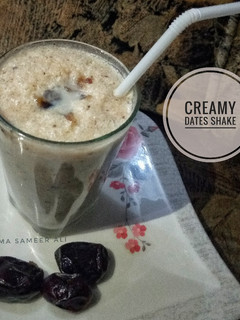 A picture of Creamy dates shake.
