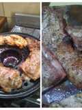 Costillas de chancho con manta en parrigas adobado