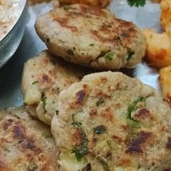 A picture of Raw banana cutlets.