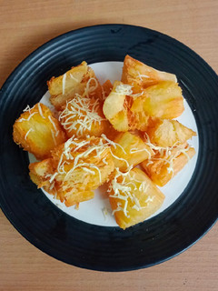 Foto resep Singkong keju merekah