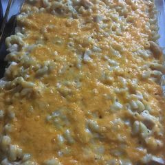 A picture of Chicken Macaroni Cheese.