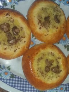 صورة لوصفة خبز محشي