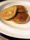 Hotcakes de pollo y verduras