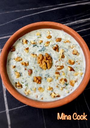 عکسی از دستور بورانی اسفناج و دلال