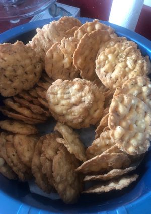 A picture of Farsi Puri (Savoury biscuits).
