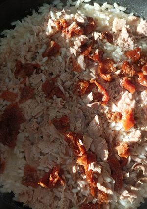 Une photo de Risotto au thon