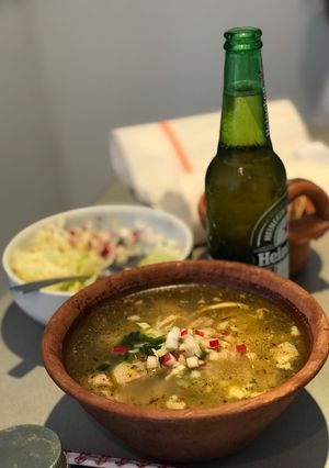 A picture of Pozole.