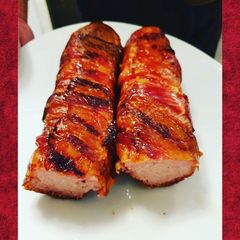A picture of Giant pig in blanket!.