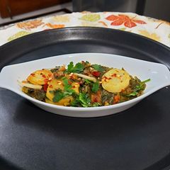 Palak Aloo Masala A picture of Palak Aloo Masala.