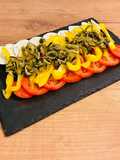 Caprese proteica di verdure