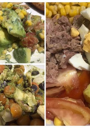 Una foto de Tres ensaladas súper sencillas