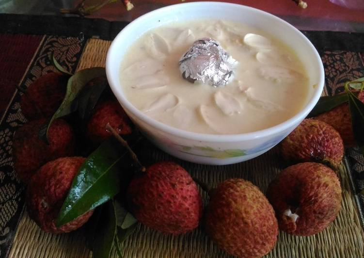 Recipe of Super Quick Homemade Lychee kheer