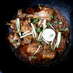 A picture of Masala chicken spicy🌶.