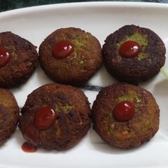 A picture of Green Peas Falafel Tikki.
