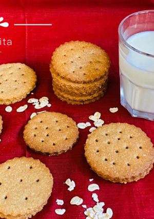 A picture of Wheat flour Oats Biscuits.