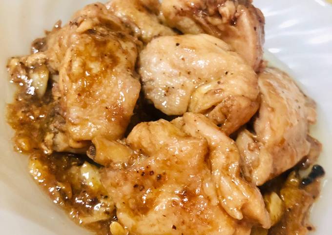 Flavor Base: Chicken in Apple Cider Vinegar and Asian Fish Sauce