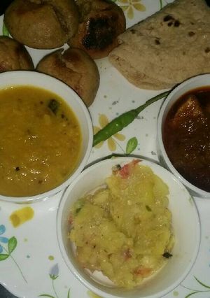 A picture of Cooker bati.