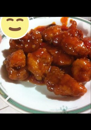 Foto resep Ayam goreng tepung asam manis