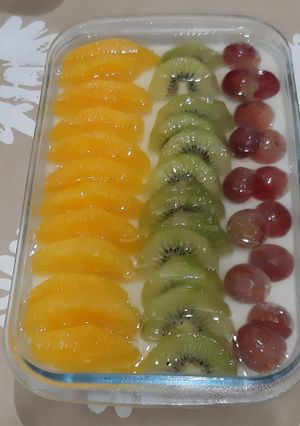 Foto resep 5. Puding sutra buah