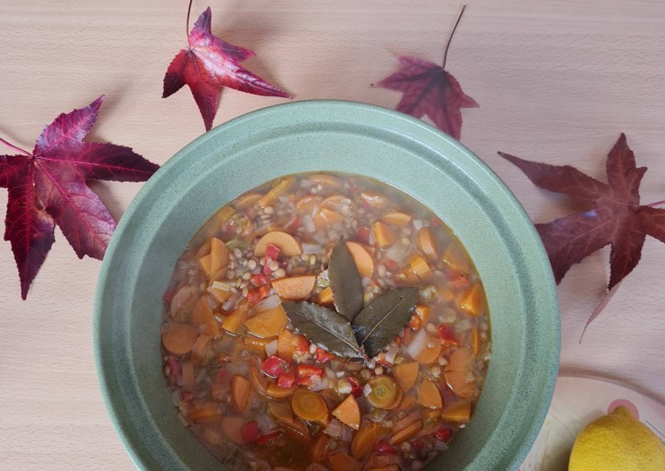 Sopa de lentejas 🥣 "mi sopita para combatir el frÃo"