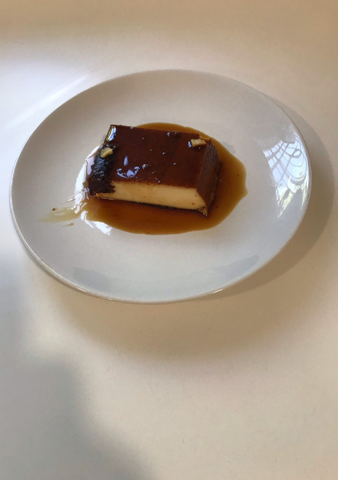 Una foto de Flan de leche condensada