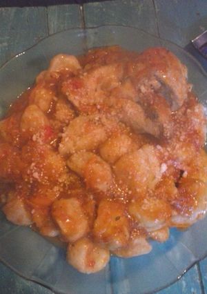 Una foto de Ñoquis caseros