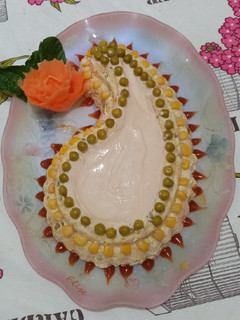 عکسی از دستور سالاد الویه