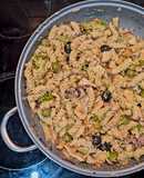 Houmous Pasta With Chicken & Vegetables