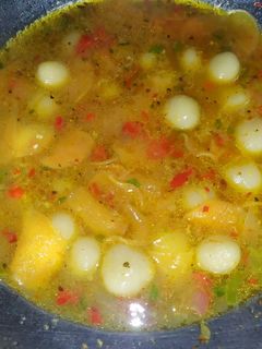 Foto resep Cilok goang kuah pedas