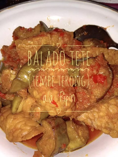 Foto resep Balado Tete (Tempe Terong)