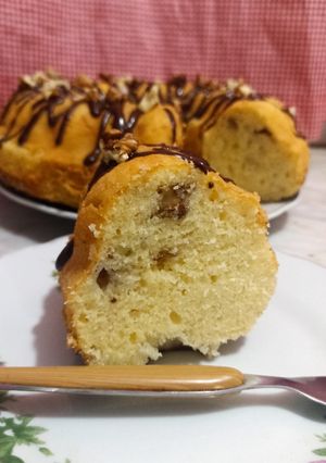 عکسی از دستور کیک موز و گردو
