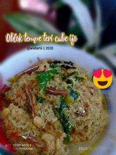 Foto resep Oblok Tempe Teri Cabe Ijo