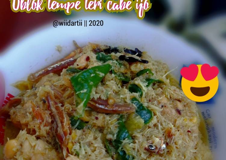 Oblok Tempe Teri Cabe Ijo