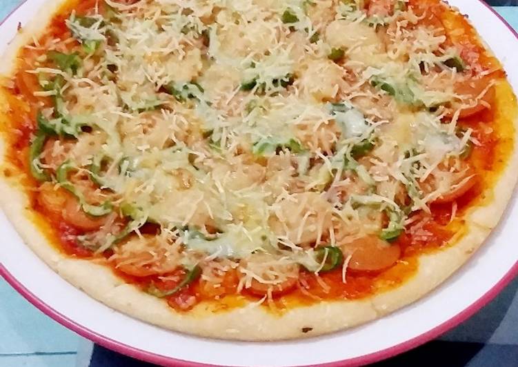 Langkah Mudah untuk Menyiapkan Pizza No Ulen yang Bikin Ngiler