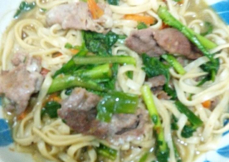 炒黃薑孜然牛肉麵