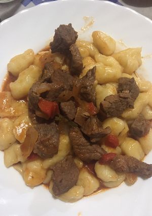 Una foto de Ñoquis caseros de papa