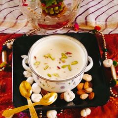 Makhana kheer 🥰(lotus seeds kheer 🥰) A picture of Makhana kheer 🥰(lotus seeds kheer 🥰).